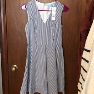 Draper James seersucker love circle dress